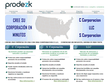 Tablet Screenshot of corporacionesusa.com